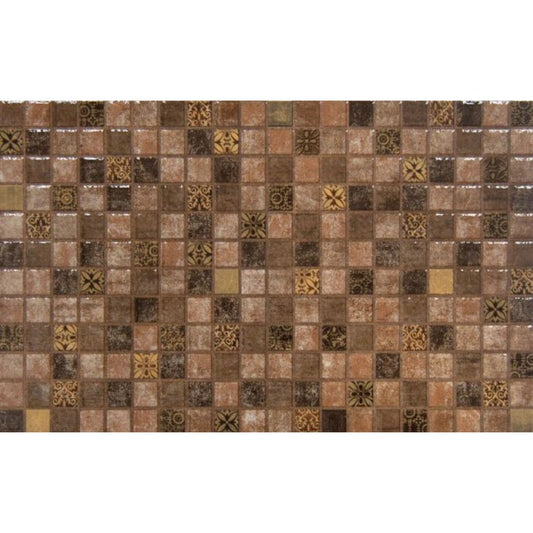 Cifre Druid Marrone Decor fali csempe 25x40 I.o. - Csempe Mester