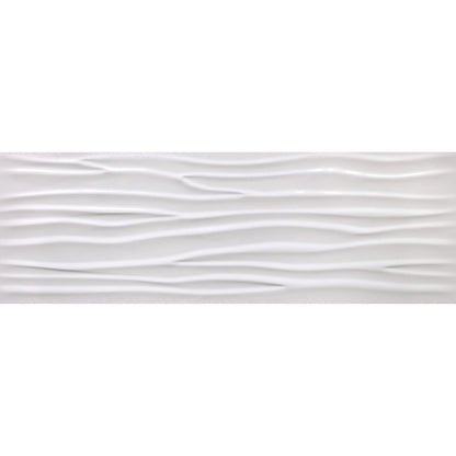 Cifre Glaciar Wave White Brillo falicsempe 30x90 - Csempe Mester